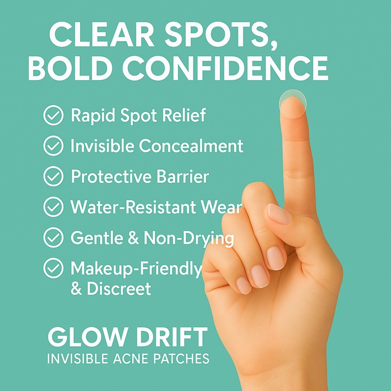 Glow Drift Acne Patches – 36 Count | Korean-Inspired Invisible