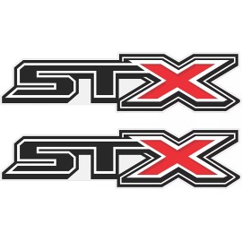 LIGHTCOR STX Decals Stickers for Truck Compatible F150 (2015 - 2020) / Set of 2 OEM