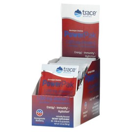 미국직구 Trace Minerals 트레이스미네랄 파워팩 1200mg 비타민C 석류 블루베리맛 5g 30봉 Trace Minerals Power Pack 1200mg Vitamin C Pomegranate Blueberry Flavor 5g 30 Packs