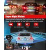 Dash Cam Car, 4K/1080P Car Camera Dual Dash Cam Car