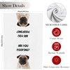 INDAJEDN Funny Pug Bathroom Towels, are You Pooping Towels, Pug