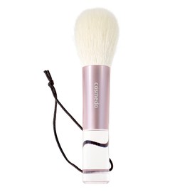 Takumi no Cosmetic Brush Kumano Brush Facial Cleansing Brush (Kumano Makeup Brush, 100% Nagamine, Normal Type), Soft (Pink) E-24N-P