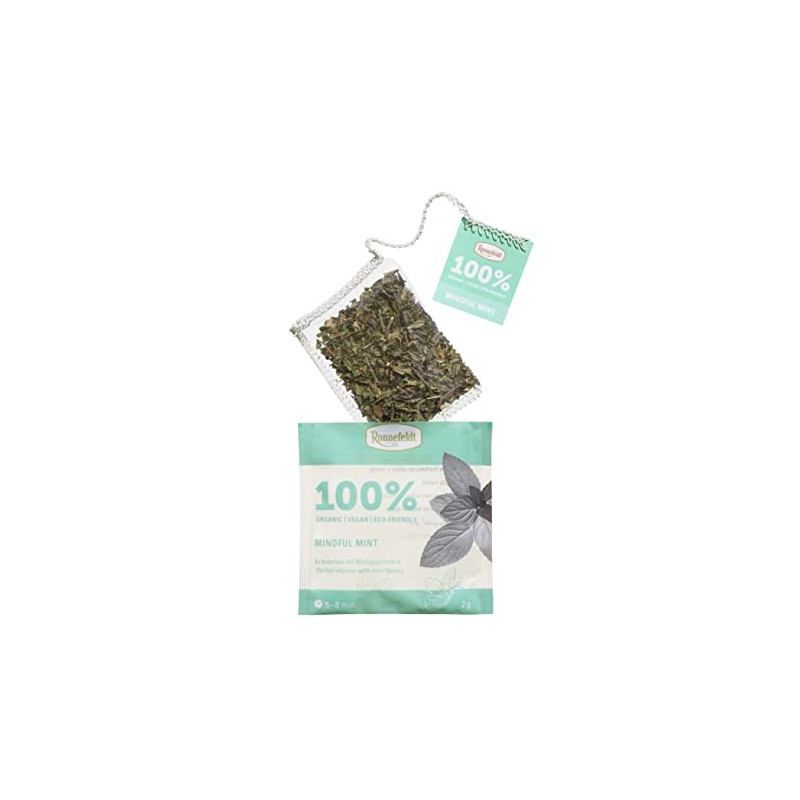 Ronnefeldt 100% Mindful Mint – Infusión de menta orgánica 15