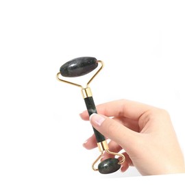Mikinona Facial Massager Set Jade Roller Double-Sided Brush for Skin Care Pore Cleaning