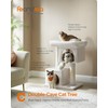 Feandrea Cat Tree, 33.1-Inch Cat Tower, L, Cat Condo for