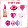 Spa Makeup Party Decorations Balloons - 11 Pieces Makeup Balloons,