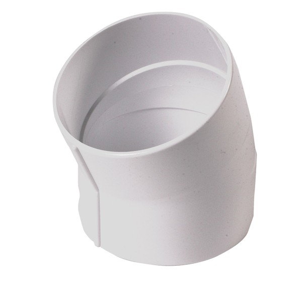 NDS 4P04 PVC 22.5-Degree Hub by Hub Solvent Weld Fitting,