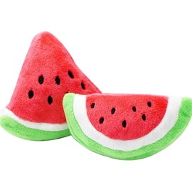 WLngtv 1Pc Cute Watermelon Plush Shape Puppy Pet for Play Chew Toys Gift for Puppy Dog Owner for Puppy Breed Reducing Bore Pet Gift