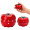 2Pcs Kitchen Timer 60 Minutes Timer, Tomato Timer, Mechanical Kitchen