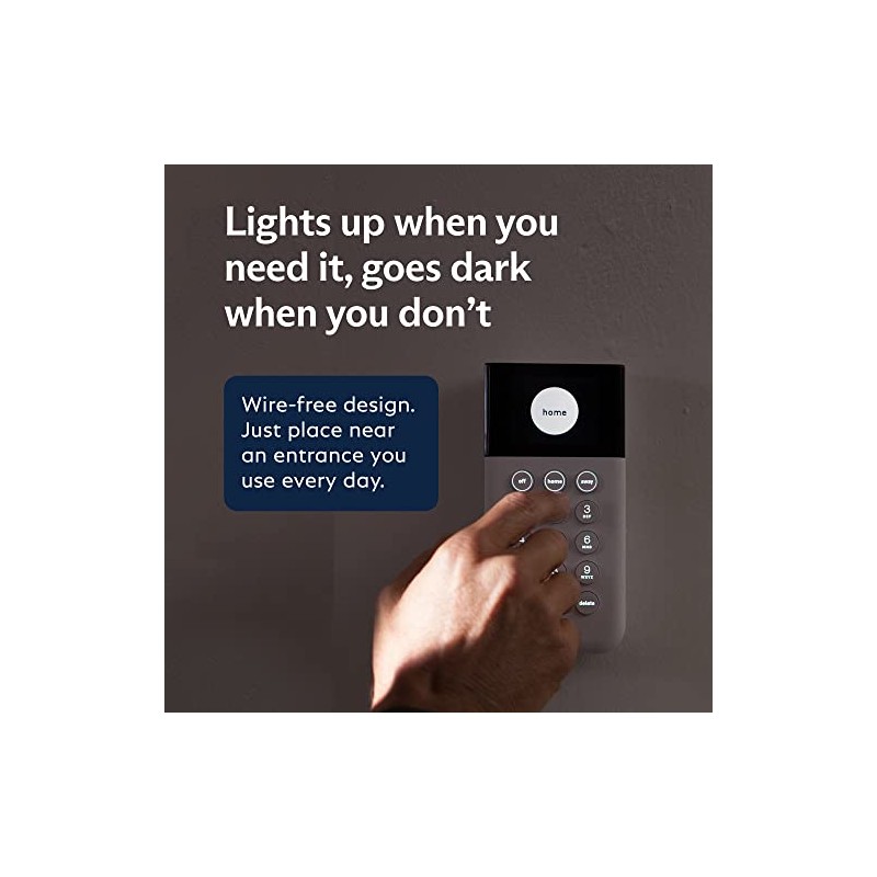 SimpliSafe Wireless Keypad - Touch-to-Wake Technology - Compatible with The