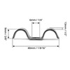 QWORK Stainless Steel Double Line Clamp, 12 Pack 3/8" Fuel