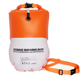 20L Swim Buoy Tow Float Waterproof Bag Storage Bag Inflatable Swim Bubble for Swimmers and Triathlon Swimming Float Bag