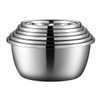 Mixing Bowls with Colander 304 Stainless Steel Kitchen Strainer for