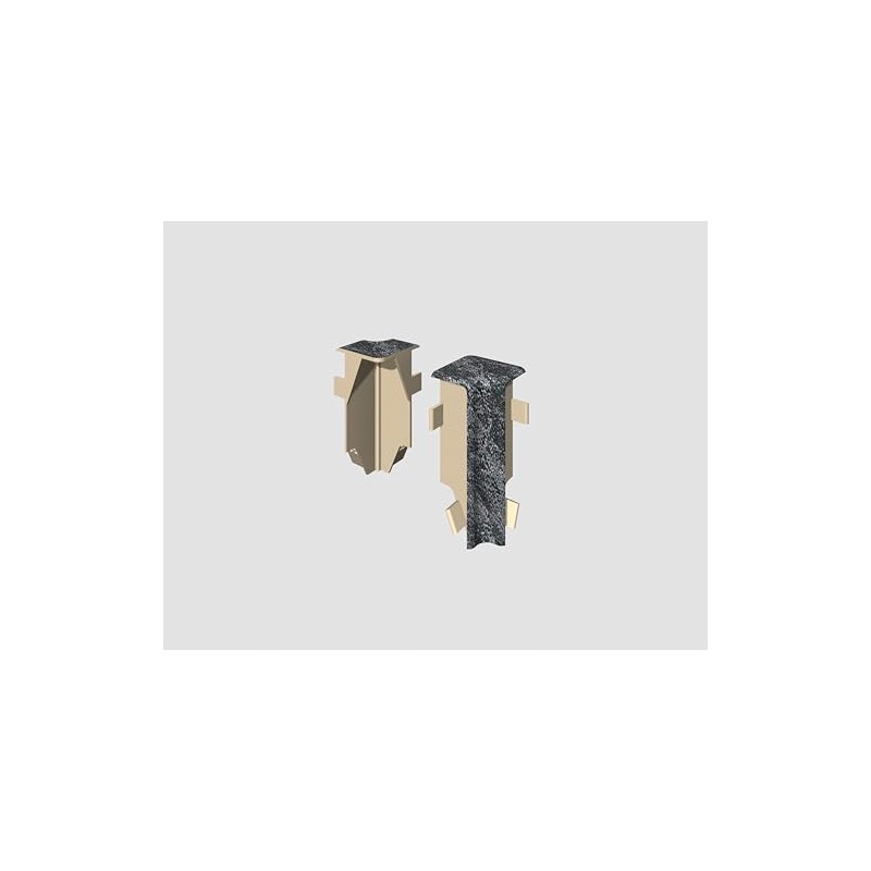 EGGER Inner Corner 6 cm Cubic Stone Black Pack of