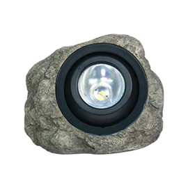 Solar Spotlight Outdoor Rock - Outdoor Solar Spot Garden Lights | Spot Illumination for Landscape Lighting, Decorative Garden Stone Warm Light, Waterproof