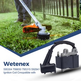 A411000140 Ignition Coil Fits ECHO SRM210 SRM225 HC-160 HC-161 HC-180 HC-181 HC-200 HC-201 SHC-210 SRM-210I SRM-210SB String Trimmer Engine Part