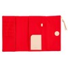 Hobonichi Techo 2025 Weeks Cover [Wallet-Size Planner Cover] Tragen (Red)