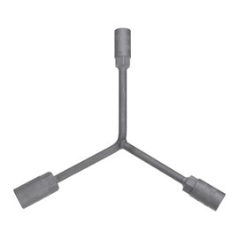 QUARKZMAN Y-shaped 3-way socket wrench, 14 mm, 17 mm, 19 mm, long arm, Y-type, 6-point Allen key, bicycle hex wrench, torque wrench for bicycle repair tools, grey
