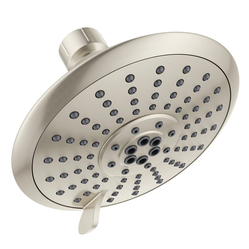 Westbrass CO563-07 5" Round Thin 5-Function Adjustable Spray Shower Head