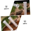 Mipcase 100Pcs Transparent Plant Vases Flower Tubes for Desktop Terrarium