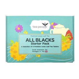 Tea People All Blacks, Starter Pack Containing Sachets Of 6 Of Our Finest Loose Leaf Black Teas