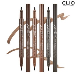 [Clio (Cosmetics)] Clio Kill Brow Dual Tattoo Pen Special Set [Tattoo Pen + Remover Pen, 001 Natural Brown / [클리오(화장품)] 클리오 킬브로우 듀얼 타투펜 기획세트 [타투펜+리무버펜, 001 내추럴브라운
