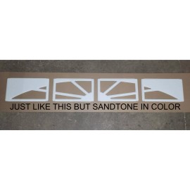 CLOPAY Garage Doors SANDTONE SUNSET 503  Window Inserts/Short Panel  Set of 4
