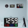 U-picks Digital Alarm Clock, 11.5 Inch Digital Wall Clock, Alarm
