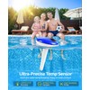 Sinbyuer Solar Digital Pool Thermometer Floating Easy Read with One