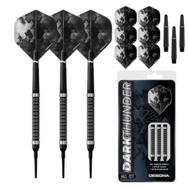 DESIGNA Dark Thunder V2 Soft Tip Tungsten Darts
