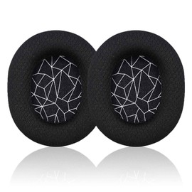Replacement Ear Pads for SteelSeries Arctis 1/3/5/Arctis 7/7+/7P/7P+/7X/7X+/9/9X/Pro/Prime Headphones, Ear Cushions, Headset Earpads, Ear Cups Cover with High-Density Foam (Black&White)
