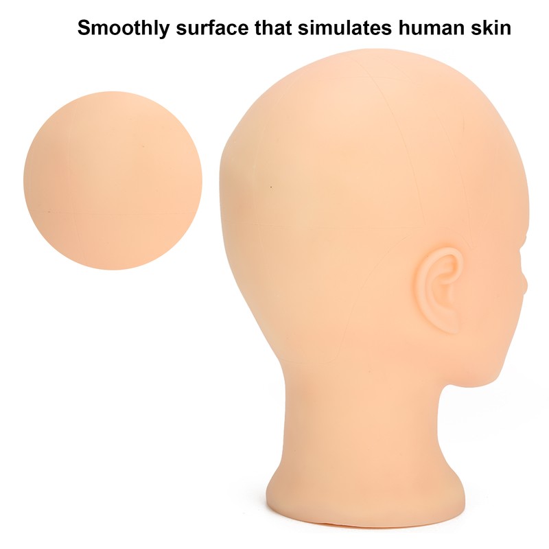 Mannequin Head Makeup Training Practice Wig Hat Display Bald Mannequin