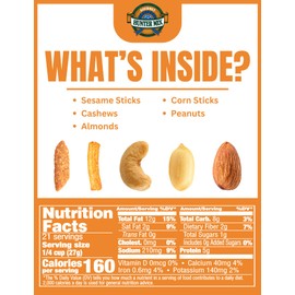 Southern Style Nuts Cheesy Cheddar Hunter Bulk Trail Mix, 20 oz (Pack of 1), Roasted Peanuts, Sesame Sticks, Corn Sticks, Almonds & Cashews, Mixed Nuts, Snacks for Adults & Kids