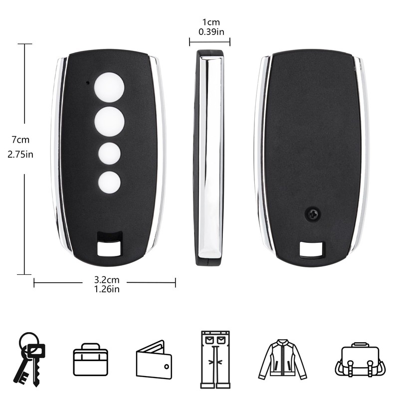 YuliSpy Hansender Garage Door Remote Control Compatible with Stylo 4/4K