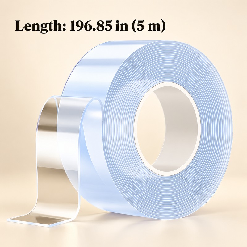 Reusable Double-Sided Waterproof Adhesive Tape for Home Organization – Strong