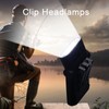 Clip Headlamps LED Rotatable Clip On Hat Light for Fishing
