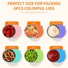 6 PCS Salad Dressing Container, 1.7 oz Small Condiment Containers
