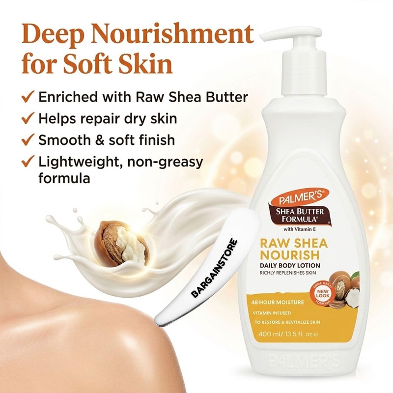 Palmer’s Shea Butter Raw Shea Nourish Daily Body Lotion 400ml