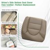 FZJDSD Tan Driver Side Bottom Replacement Microfiber Leather Seat Cover