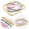 REBECASKYENS 4 Sizes, Rectangular Embroidery Hoop, Colourful Embroidery Hoop, Sturdy
