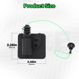 GZZTORES Fuel Lid Actuator Gas Door Assembly, Compatible with Honda Civic 2016-2021 Fuel Lid Actuator Replace 74700TBAA02 74700-TBA-A02