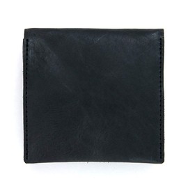 Agility affa "Calo" Wallet, Mini Wallet, Square, Compact, Folding Wallet, Small, Box-Type, Leather, Genuine Leather, Black