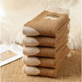 Socks, camel socks, thick socks, winter socks, fleece fleece socks for winter, warm feet. Camel socks for women (sold only in units of 10) 10ea