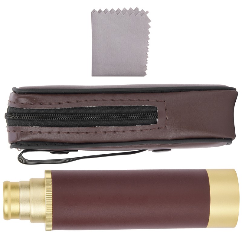 25X30 Pure Copper Vintage High Definition Magnification Telescopic Monocular Telescope