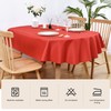 Wolkemer Oval Tablecloth 52 x 70 Inch Washable Fabric Table