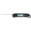 Folding Alarm Thermometer Electronic Barbecue Thermometer Food Temperature Measuring MeterBlack