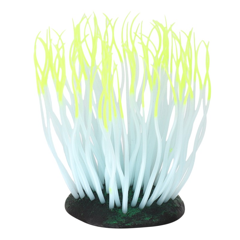Aquarium Anemone Realistic Luminous Silicone Sea Anemone for Fish Tank