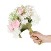 Simulation Wedding Bouquet Beautiful Bridal Holding Flower Wedding DecorationPink
