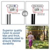 Zicon Portable Tennis Net,Stainless Steel Poles Badminton Net Set Adjustable