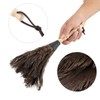 Mini Washable Reusable Ostrich Feather Duster for Books Keyboard Office